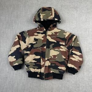Vintage walls camo kids jacket with hood